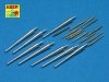 Aber 350L-42 Set of barrels 203mm x 8; 127mm x 12 for Japan Navy Saratoga, Lexington (1:350)